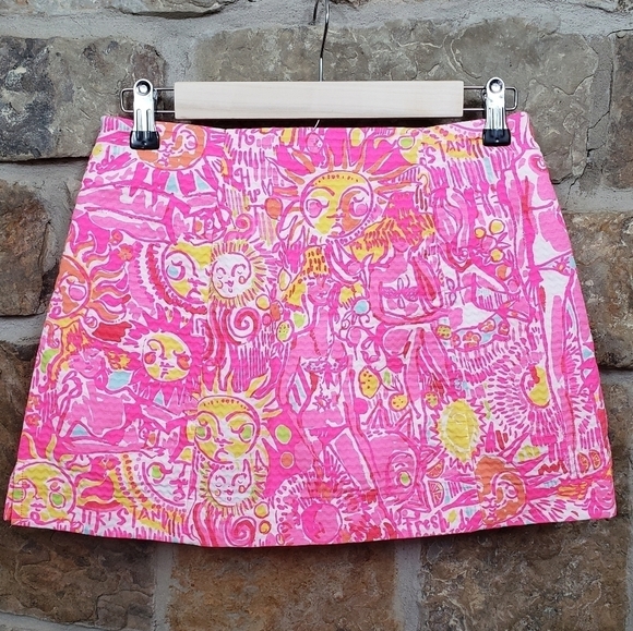 LILLY Pulitzer 00 Pink Pout January Skort - Picture 5 of 8